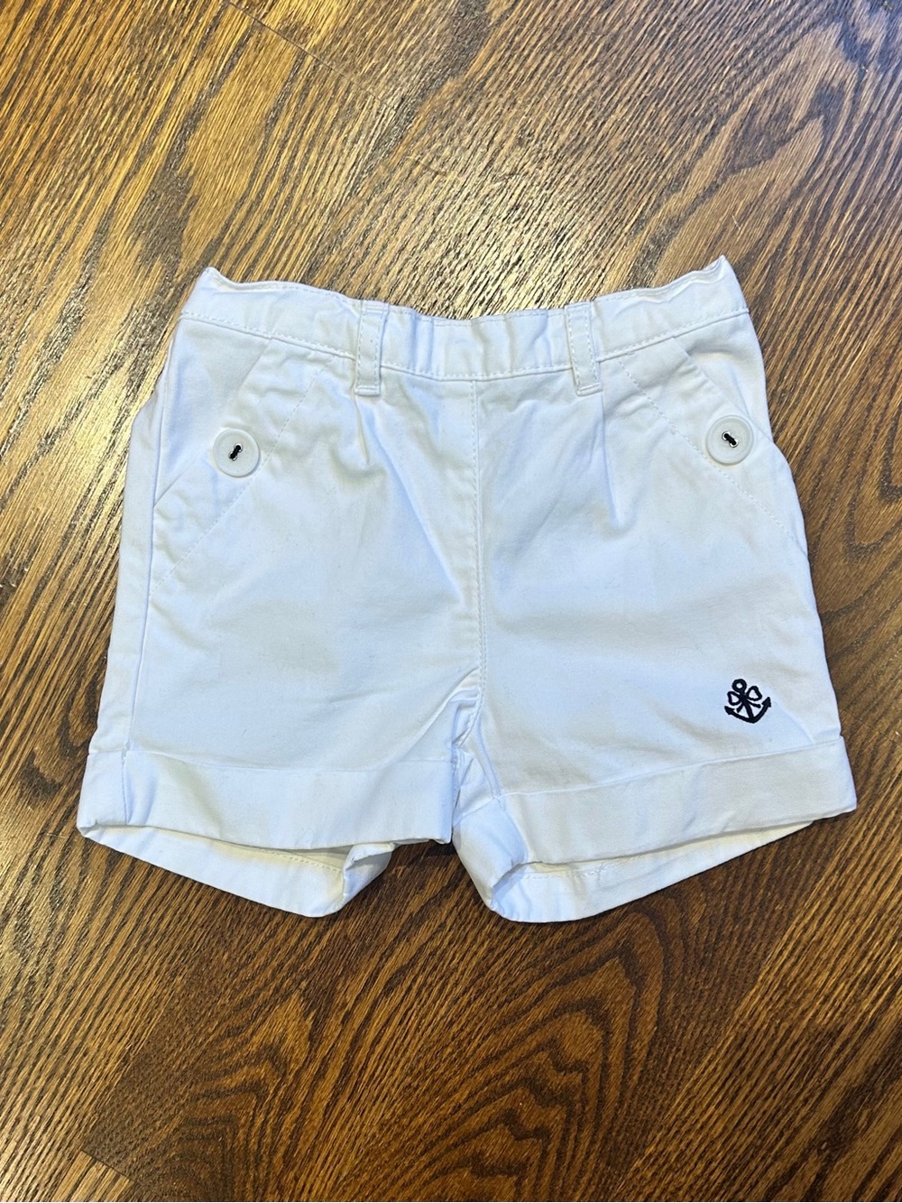 Jacadi Paris Classic White Cotton Shorts | Nautical Style | French Luxury Kids